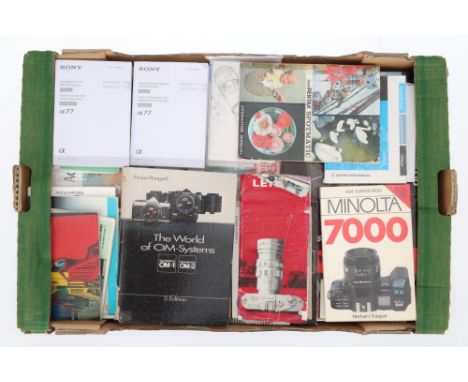 A Large Selection of Manuals, Guides, and Camera Literature, many makers instruction guides, technique guides and gear inform