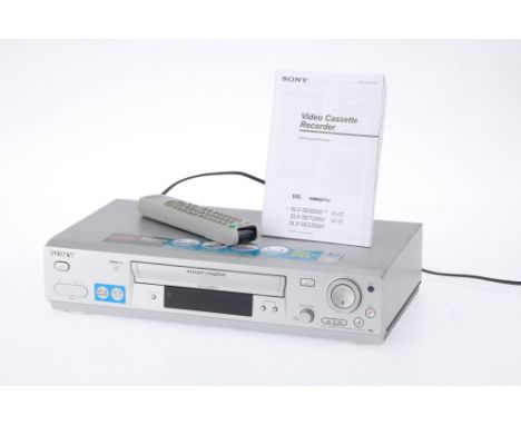 A Sony Video Cassette Recorder SLV-SE820, silver, in F-G condition, powers on at time of auction, otherwise untested,