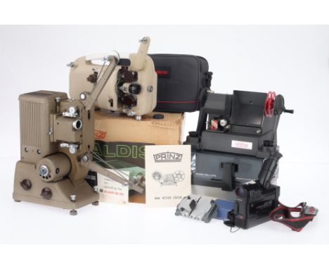 A Selection of Slide and Cine Projectors, to include a Selecto 8mm cine projector, brown hammered finish, confition G, untest