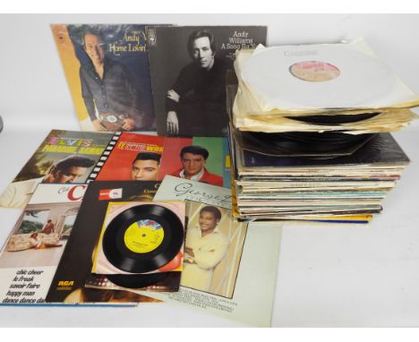 A quantity of 12" vinyl records to include Chic, George Benson, Motown, Elton John, ABBA and other, also include a small quan