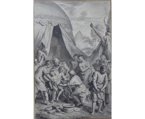The Circumcision, Old Master drawing, circa 1800, watercolour, 33 x 21cm