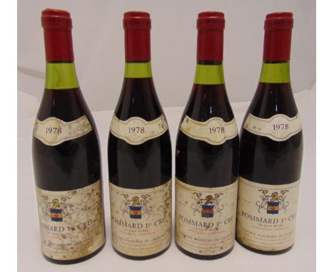 Pommard 1er cru, vintage 1978, Le Clos Blanc, Machard de Gramont, four 75cl bottles