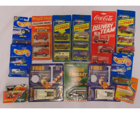 A quantity of Corgi diecast and Mattel Hotwheels