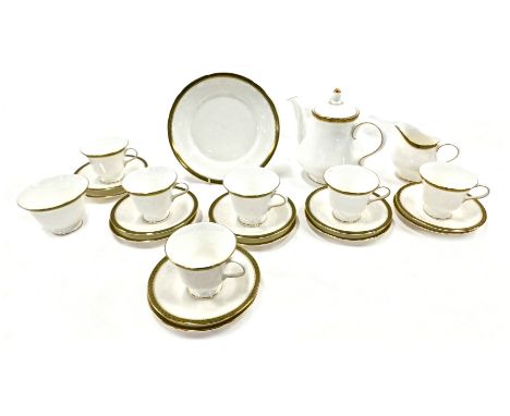 A Wedgwood Chester pattern part tea service, to include tea pot, saucers, cups, etc. 