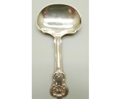 An early 19th Century silver caddy spoon 