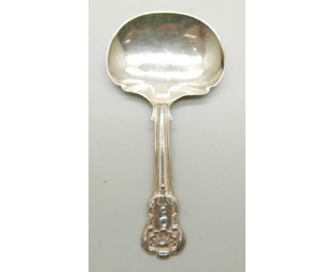 A William IV silver caddy spoon, Birmingham 1830, James Collins 