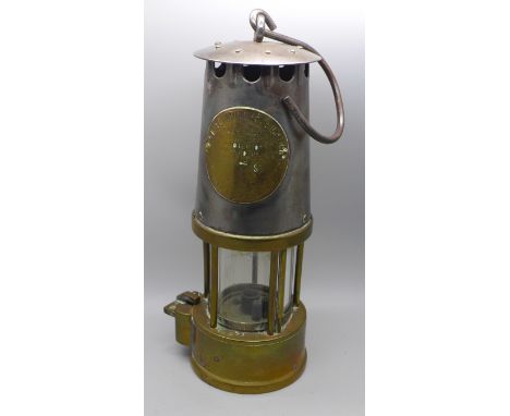 An Eccles miner's lamp 