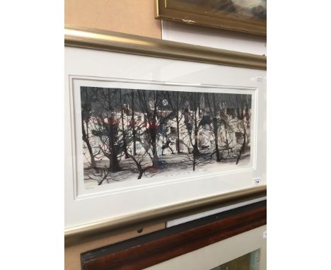 Sue Howells, "Be the Light of the Silvery Moon", limited edition colour print, 49cm x 21cm, signed in pencil, 74cm x 45cm, gl