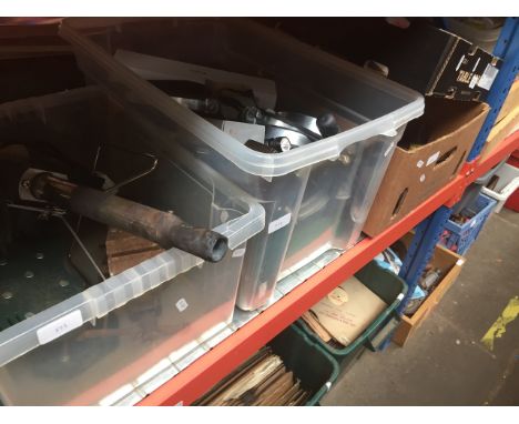 4 boxes of tools and garageware. 