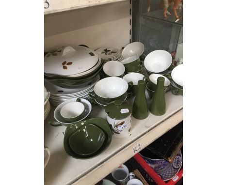 A Midwinter Stylecraft part dinner service, approximately 52 pieces including two tureens. 