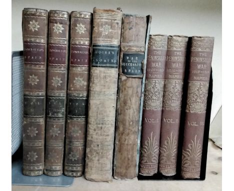 Spanish Interest - to include Joseph Townsend, A Journey Through Spain in the Years 1786 and 1787, three volumes, leather bou