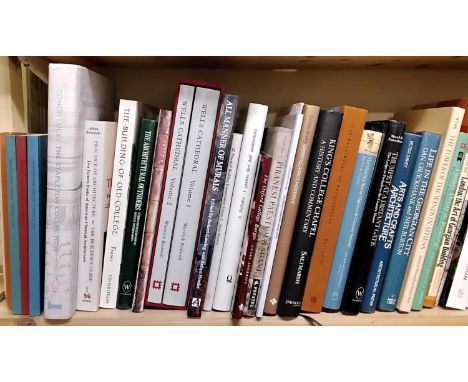 Architectural Interest - to include Wells Cathedral in two volumes, Kings College Chapel, a History and Commentary, Timber De