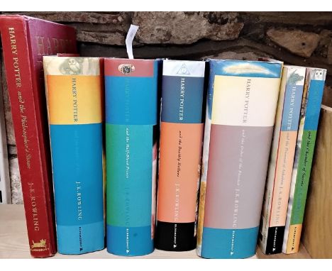 A collection of Harry Potter titles including some first editions (7) 