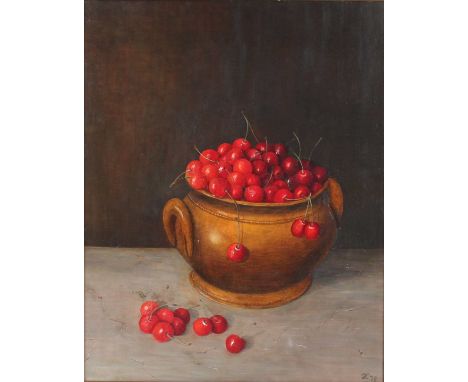 Öl/Leinwand, u. rechts monogrammiert und datiert J K (18)78, H 40 cm x B 32 cm, Rahmen 47 x 39,5 cm     