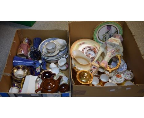 Ceramics - Ashdale China, an R Gregory hand painted plate, Inverness Valley, signed;  Wedgwood jug;  Spode cruet set, collect