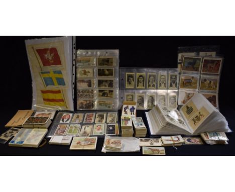 A collection of cigarette cards, to include 195 silks, ten 'prize dogs' by Sharpe and Sch (quantity) 