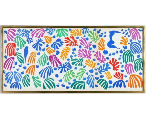 HENRI MATISSE, La Perruche et La Sirene, original lithograph after Matisse’s cut outs, from the 1954 edition printed by Mourl