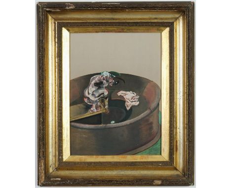 FRANCIS BACON, George Dyer, off set lithograph, printed by Maeght 1966, 30cm x 22cm.