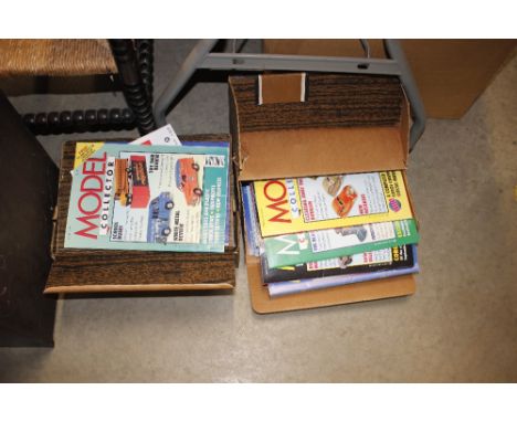 Two boxes of Model Collector magazine 