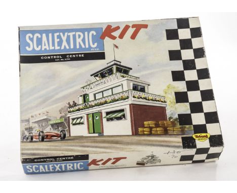 A Tri-ang Scalextric K 703 Control Tower Kit, unmade, with instructions, in original box, VG, contents not checked, box VG 