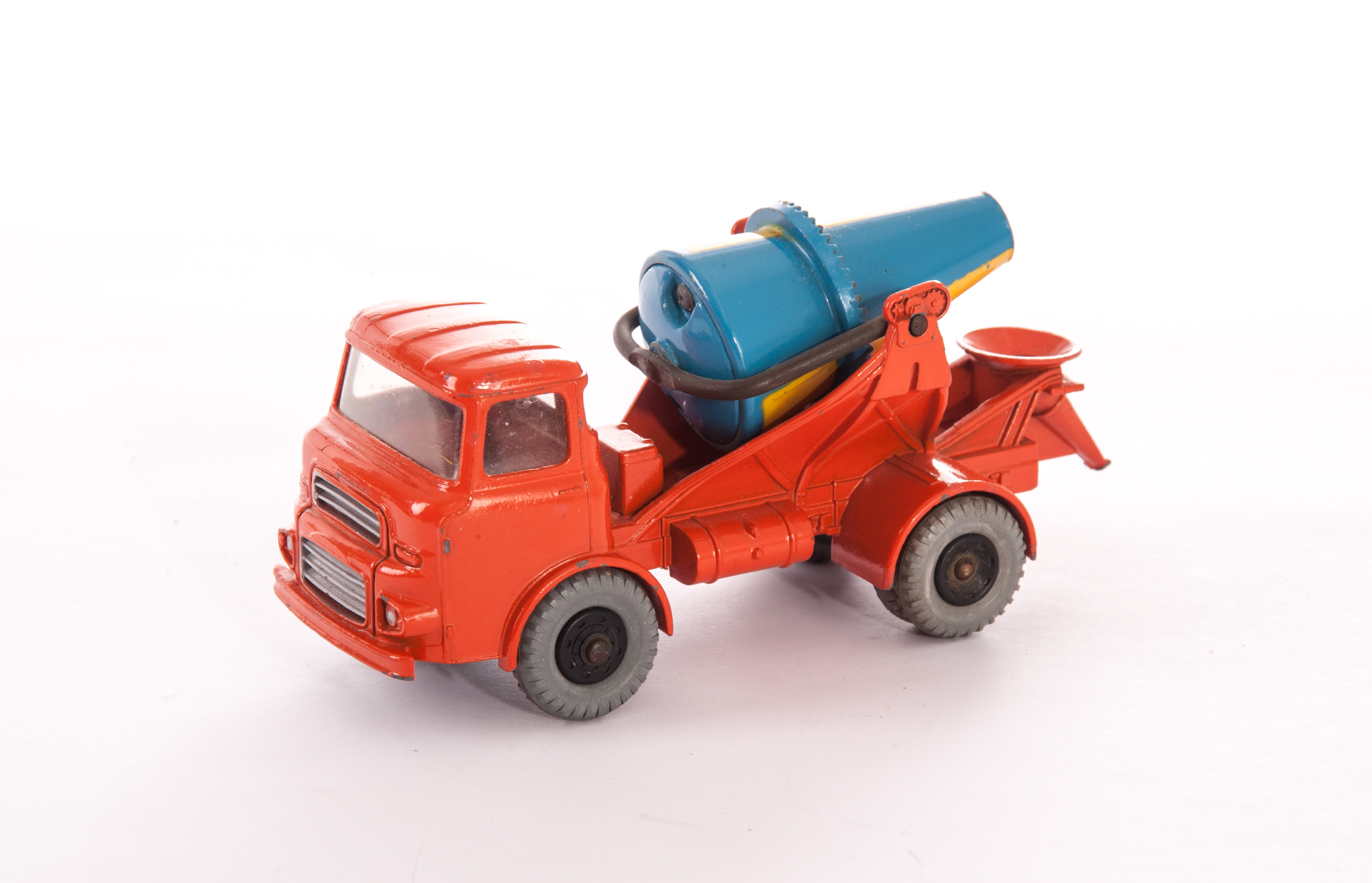 A Dinky Toys 960 Albion Chieftain Cement Mixer, in orange with yellow ...