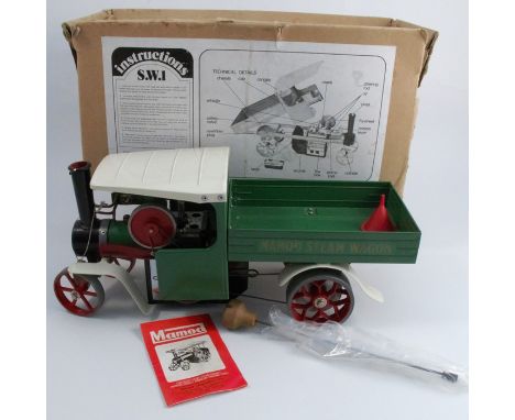 A Mamod S.W.1 Steam Wagon, with original box and leaflet