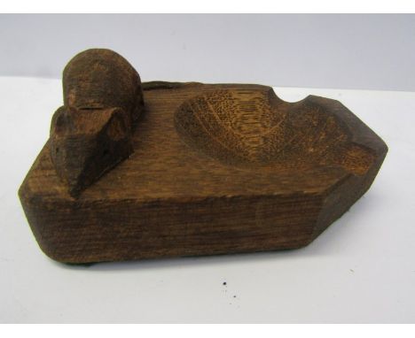 ROBERT "MOUSEMAN"THOMPSON style ashtray, 4" width 