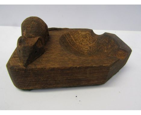 ROBERT "MOUSEMAN"THOMPSON style ashtray, 4" width 