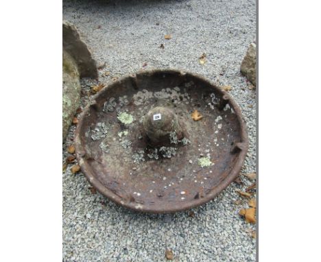 PIG TROUGH, circular cast iron pig trough, 29" dia 