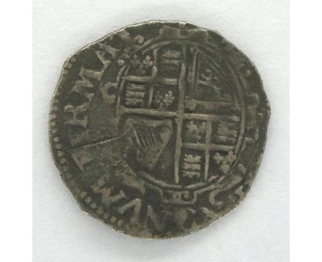 c1625 Charles I silver hammered penny, Pellets mintmark. P&amp;P Group 1 (£14+VAT for the first lot and £1+VAT for subsequent