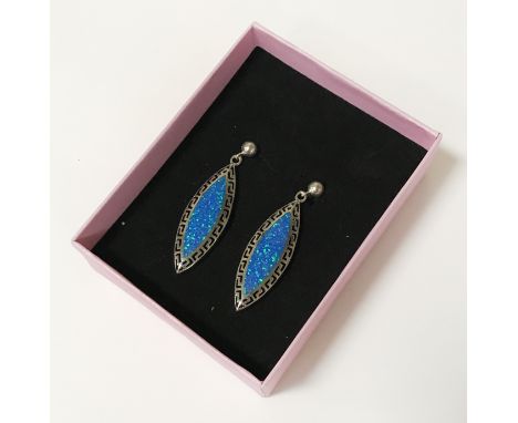 LARGE OPAL EARRINGS