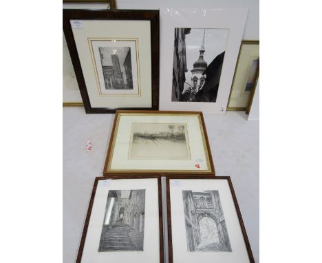 4 etchings and a print&nbsp;