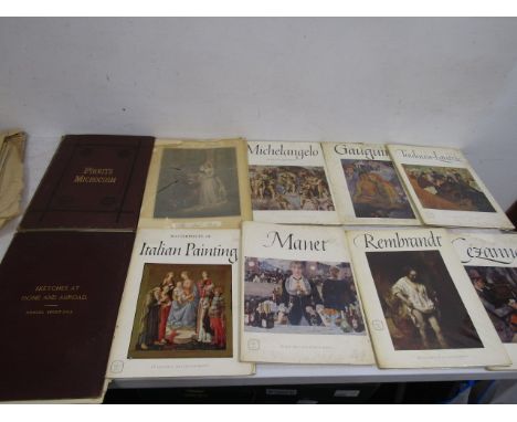Express Art Books with colour prints of classic artists works plus Cries of London and 2 others