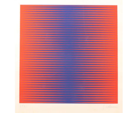 Getulio Alviani (1939-2018) Zonder titel litho, gesign. r.o., 49 x 49 cm. [1] lithograph