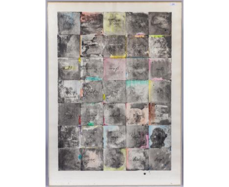 Jim Dine (geb. 1935) Wall chart II litho, gesign. l.o., 1974, 20/75, 123 x 90 cm. lithograph, signed lower left, full sheet s
