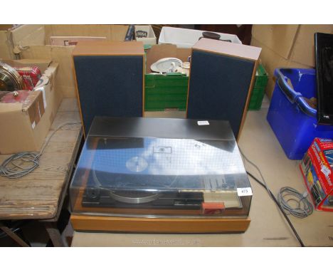 An "Expert" record player with two speakers.