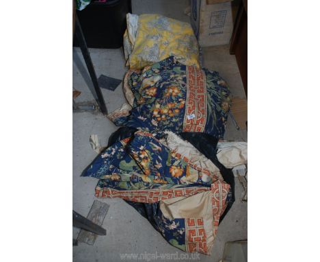 Three bags of curtains.