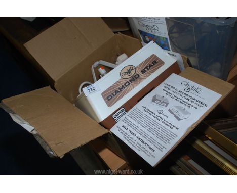 A Glastar Diamond glass grinder, boxed, including instructions.
