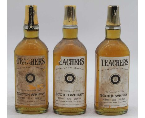 Teachers Highland Cream Scotch Whisky 75.7cl, 70° proof, 12 bottles