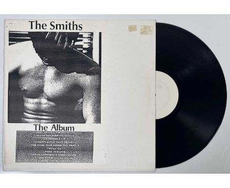 THE SMITHS - THE SMITHS LP (ORIGINAL UK WHITE LABEL TEST PRESSING - ROUGH 61). Lovely condition original UK white label test 