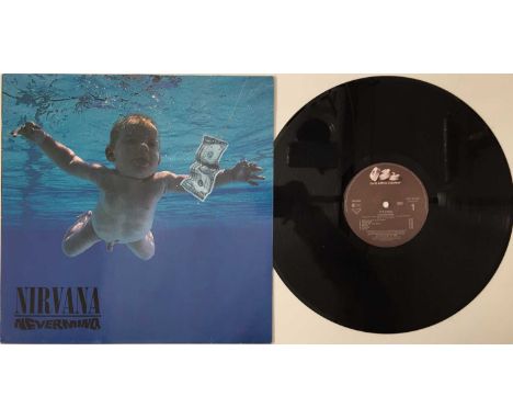 NIRVANA - NEVERMIND LP (ORIGINAL EU PRESSING - GEFFEN GEF 24425). Neatly presented original EU copy of the classic 1991 LP fr