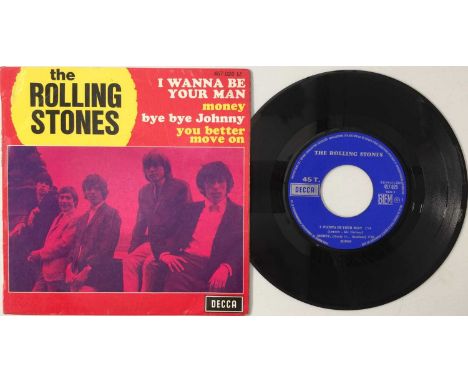 THE ROLLING STONES - I WANNA BE YOUR MAN 7" (457.026 M). An interesting 7" here with The Rolling Stones - I Wanna Be Your Man