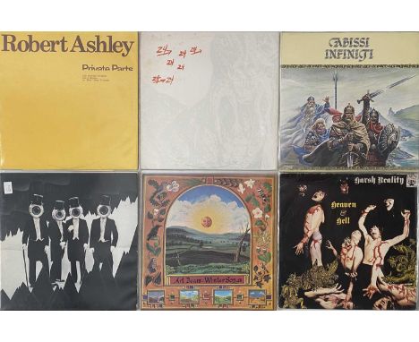 PROG/AVANT-GARDE - LP RARITIES. Smart selection of 6 x collectable LPs. Titles are Abissi Infiniti - Tunnel (Italian Prog, 19