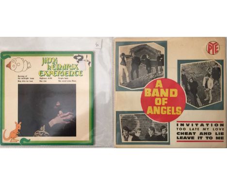 A BAND OF ANGELS/JIMI HENDRIX - 1966/67 FRENCH 7" (AND 6") RARITIES! Really cool bundle of 2 x scarce French 7"/6" releases f