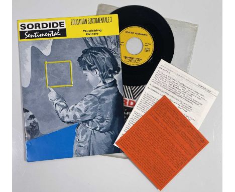THROBBING GRISTLE - WE HATE YOU LITTLE GIRLS 7" (ORIGINAL SORDIDE SENTIMENTALE RELEASE - SS45001). Few on the ground original