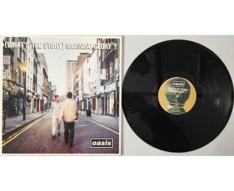 OASIS - (WHAT'S THE STORY) MORNING GLORY? LP (ORIGINAL UK COPY - CREATION CRE LP 189). A clean original UK Damont pressing of