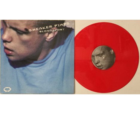 SNEAKER PIMPS - BLOODSPORT LP (ORIGINAL EU 2002 RED VINYL PRESSING - TOMMY BOY TBV 1532). Chillin' out with Sneaker Pimps wit