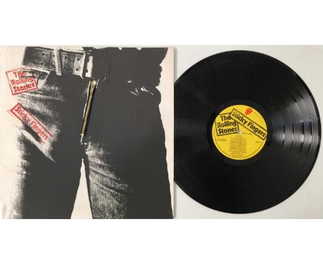 THE ROLLING STONES - STICKY FINGERS LP (GATEFOLD ORIGINAL UK PRESSING - COC 59100). Scarcely seen beautiful condition origina