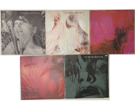 MY BLOODY VALENTINE - LPs/12" (ORIGINAL UK PRESSINGS). Top collection of 5 x LPs/12" from MBV. All are original UK copies. Ti