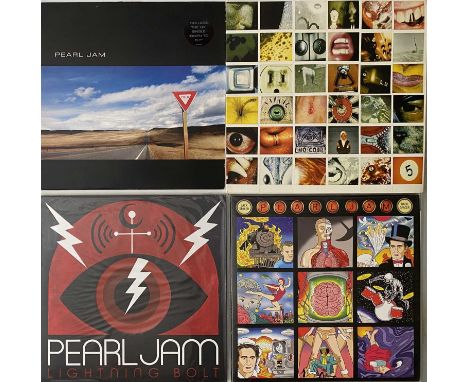 PEARL JAM - LP RARITIES. Top pack of 4 x LPs from the famed Seattle Alt/Grunge Rockers. Titles are No Code (original EU 1996 